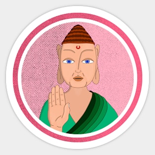 Tibetan Buddha Sticker